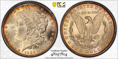 1884-O $1 MS63