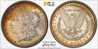 1891 $1 MS62