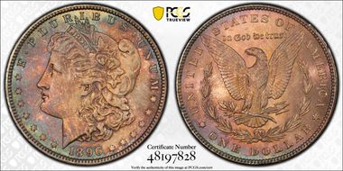 1896 $1 MS65