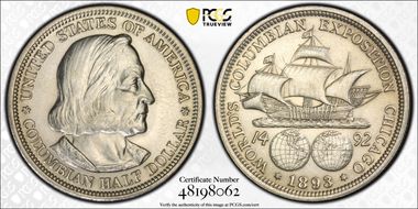 1893 50C Columbian N1