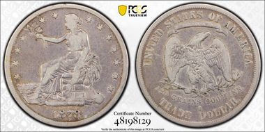 1878-S T$1 Trade F12
