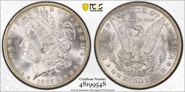 1885-O $1 MS64
