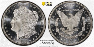 1883-CC $1 MS66DMPL