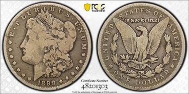 1899-O $1 VAM 6, Micro O G6