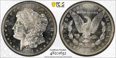 1881-S $1 MS63PL