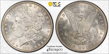 1884 $1 MS62