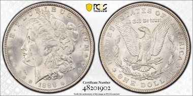 1888 $1 MS63