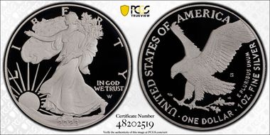 2023-S $1 Silver Eagle First Strike PR70DCAM