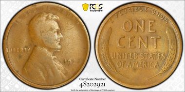 1922 No D 1C Strong Reverse F12BN