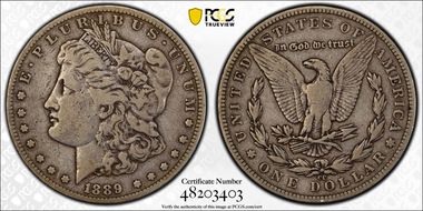 1889-CC $1 F15
