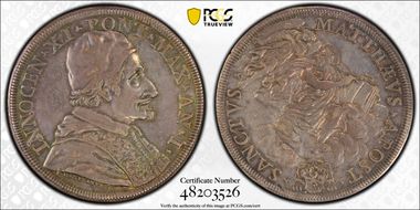 (1676) Piastra Dav-4086 Berman-2092 Anno I AU58