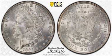 1885 $1 MS64