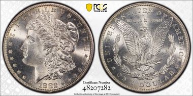 1882-S $1 MS65