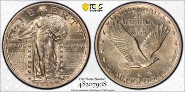 1923 25C AU58