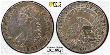 1807 50C Large Stars 50/20 N1