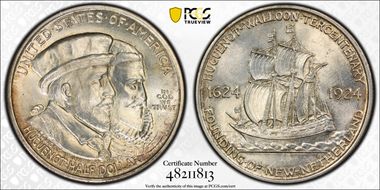 1924 50C Huguenot MS64