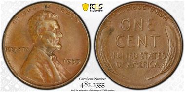 1955 1C VF35BN
