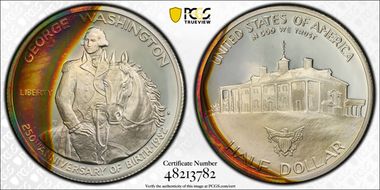 1982-S 50C Washington PR67DCAM