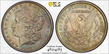 1896 $1 MS63