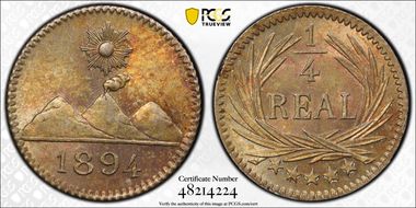 1894 1/4 R KM-162 5 Stars MS65