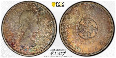 1964 S$1 Confederation MS64