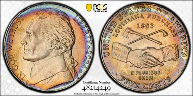 2004-D 5C Peace Medal N1