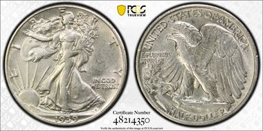 1939 50C AU53