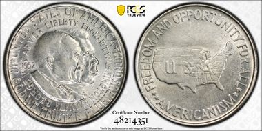1952 50C Washington-Carver AU55