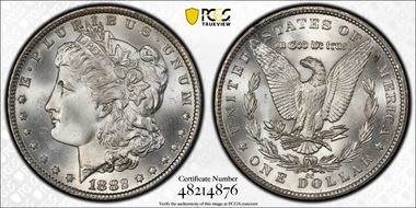 1882-CC $1 MS66