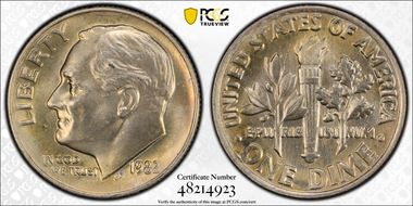1982 10C No P Strong FS-501 MS66