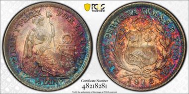 1916-FG 1/2 Din KM-206.2 MS65