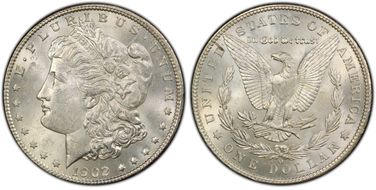 1902-O $1 MS62