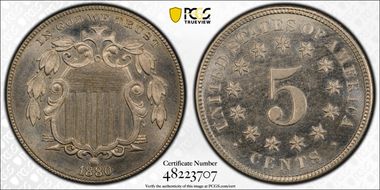 1880 5C PR65