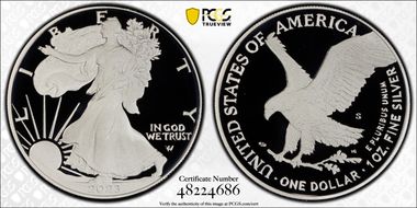 2023-S $1 Silver Eagle First Strike PR70DCAM