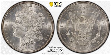 1880 $1 MS62