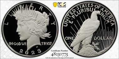 2023-S $1 Peace Dollar PR70DCAM