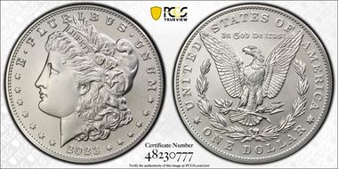 2023 $1 Morgan Dollar MS70