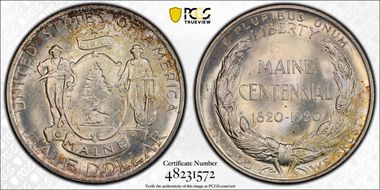 1920 50C Maine MS66