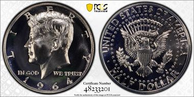 1964 50C Accented Hair PR68