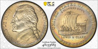 2004-D 5C Keel Boat MS63