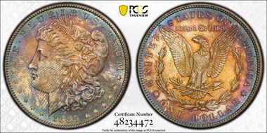 1885 $1 MS64