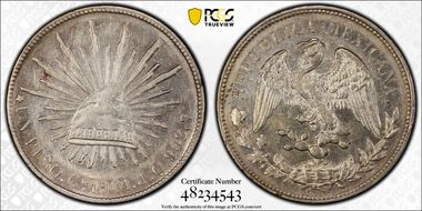 1901-Cn JQ Peso KM-409 AU55