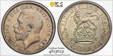 1925 6D S-4025 Wide Rim MS63