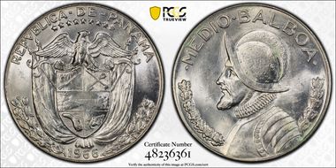 1966  1/2 B KM-12a.1 Type I MS64