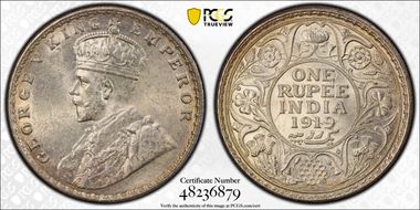 1919(B) Rupee SW-8.47 Prid-225 MS64