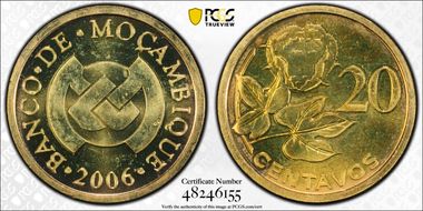 2006 20c MS66