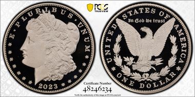 2023-S $1 Morgan Dollar PR69DCAM