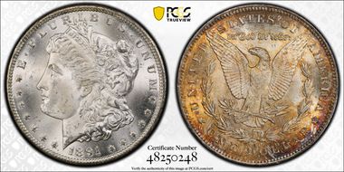 1891-CC $1 MS65
