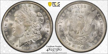 1890-O $1 MS64