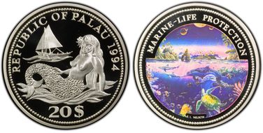 1994 $20 KM-7 Ocean Scene PR70DCAM